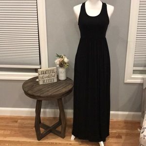 Black Racerback Maxi Dress
